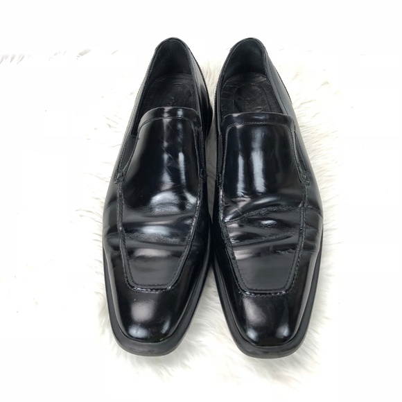 Cole Haan Black Leather Slip-on Loafer Dress Shoes